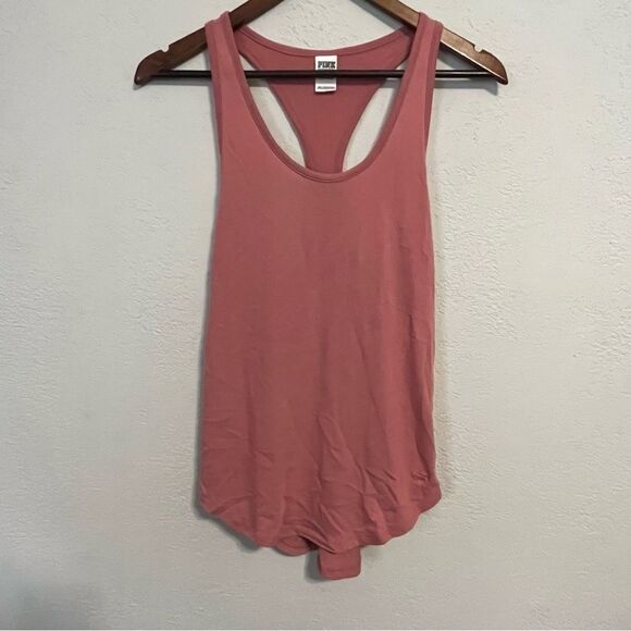 Women's Pink Victoria's Secret Mauve Tank Top - Picture 2 of 7